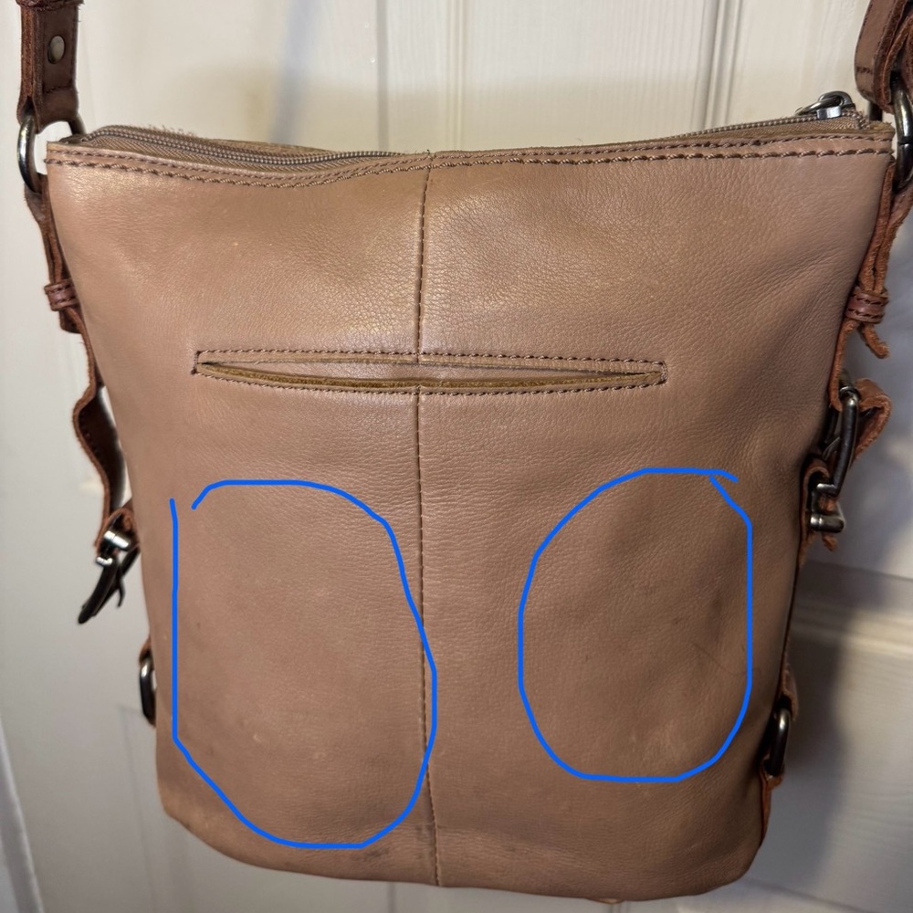 The Sak Tan Leather Crossbody Bag - Picture 11 of 11